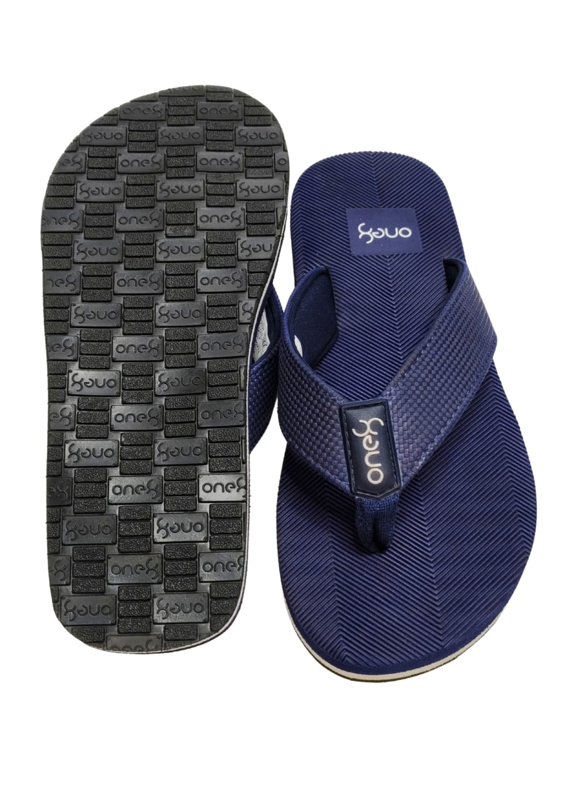 Men Brown/Blue Comfort Slippers