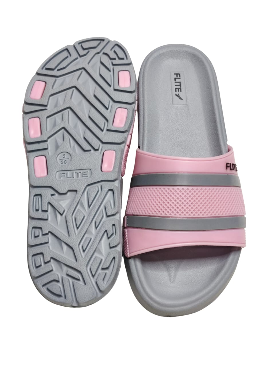 Women Grey&Pink FlipFlops