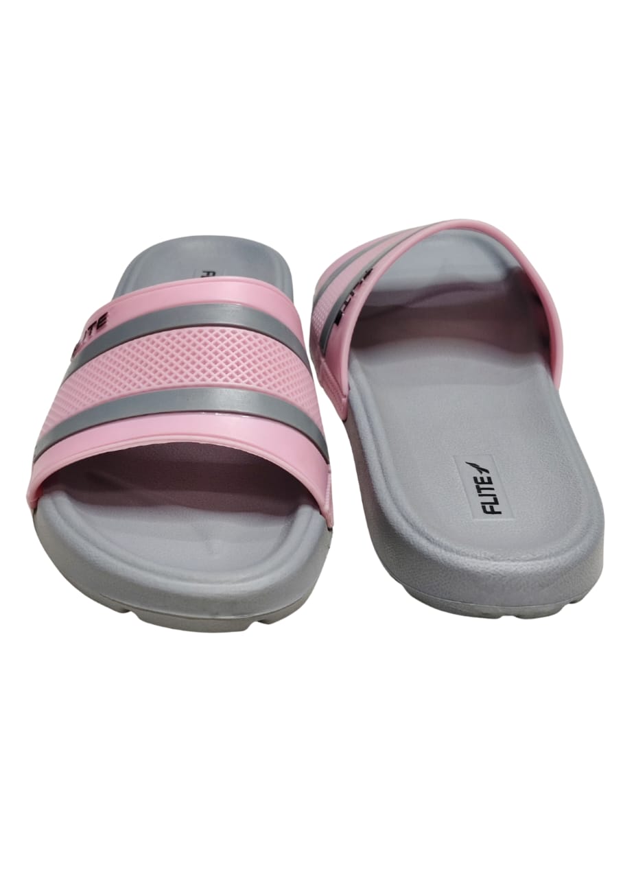 Women Grey&Pink FlipFlops