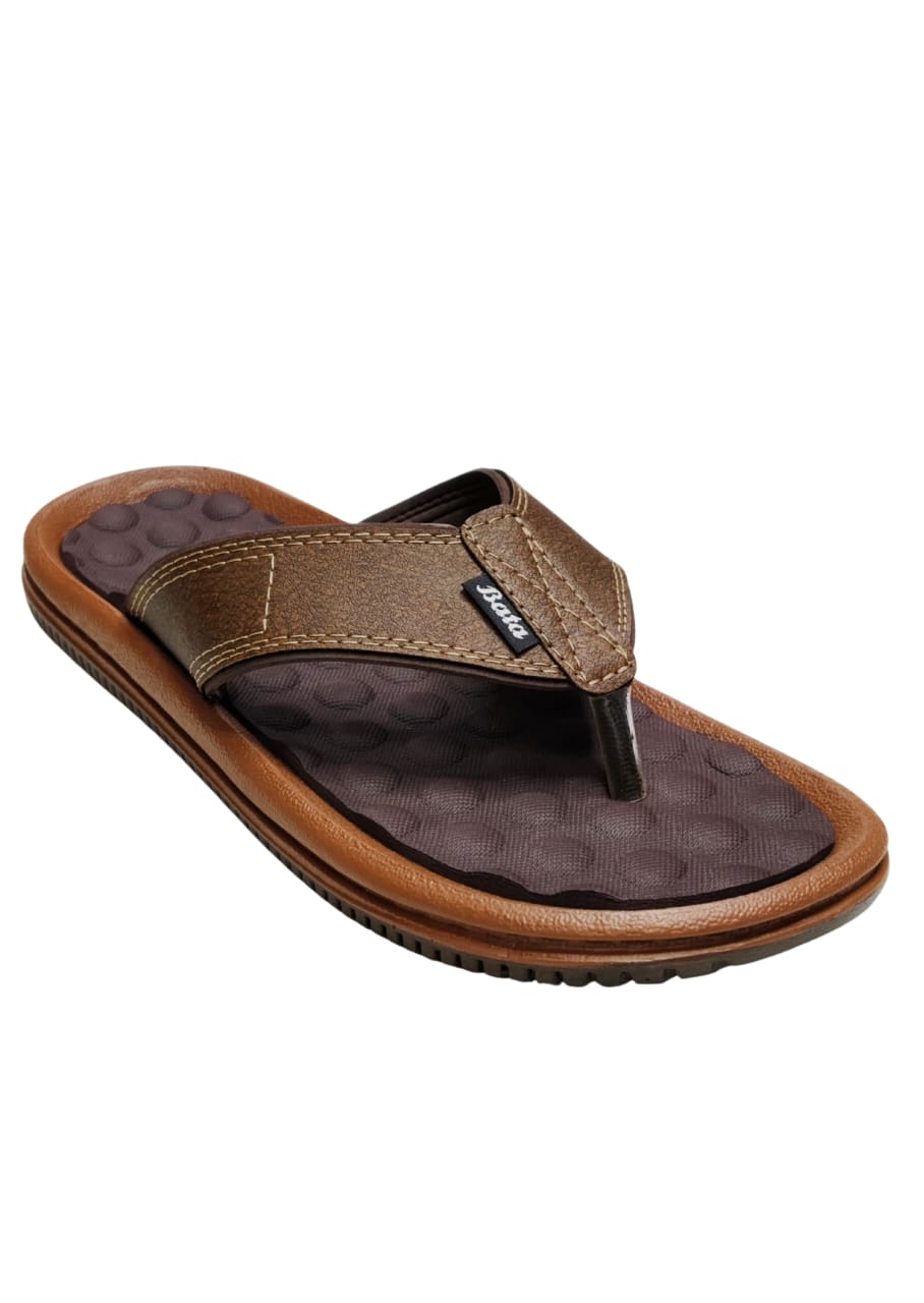 Men Brown Comfort Slippers