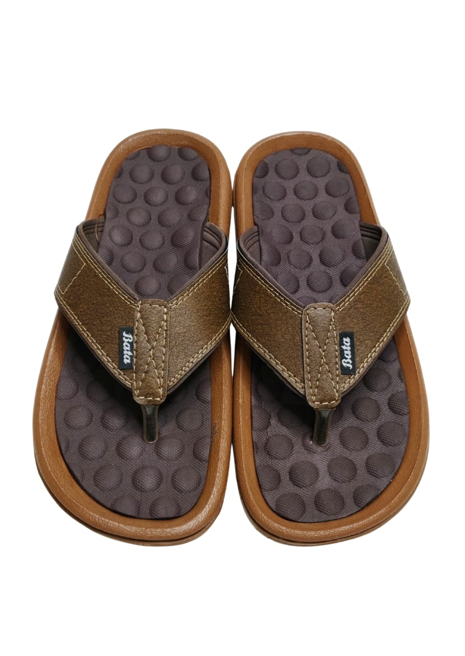 Men Brown Comfort Slippers