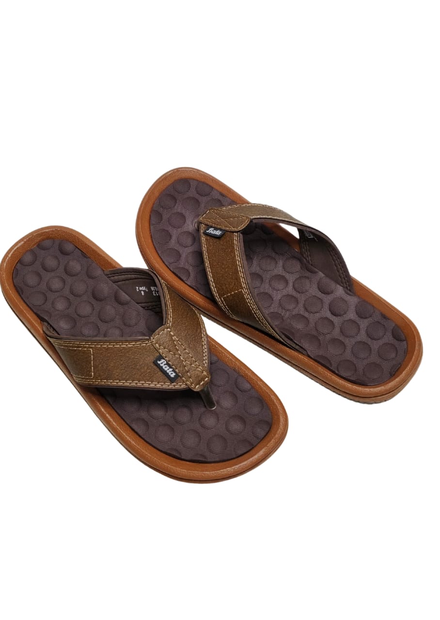 Men Brown Comfort Slippers