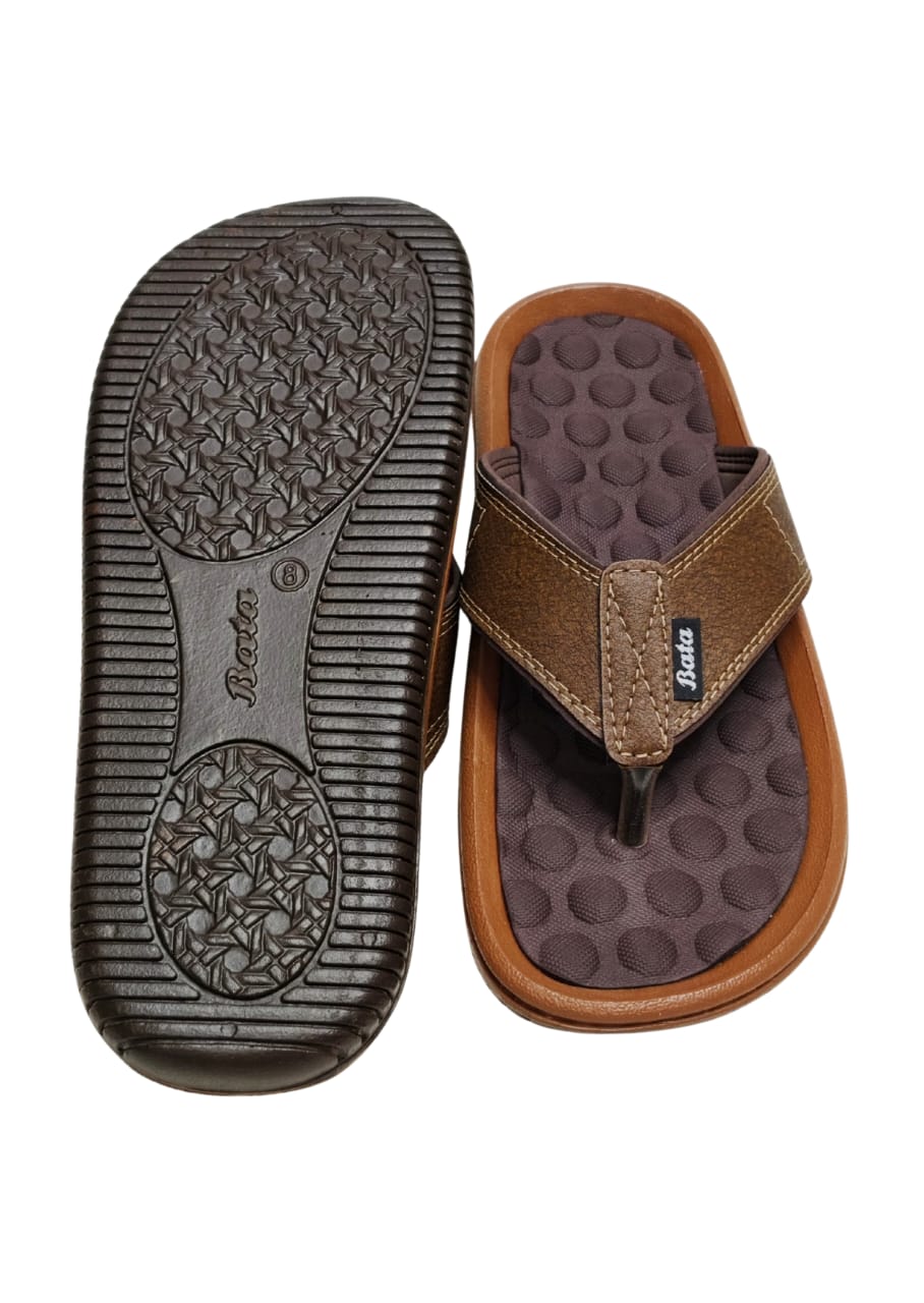 Men Brown Comfort Slippers