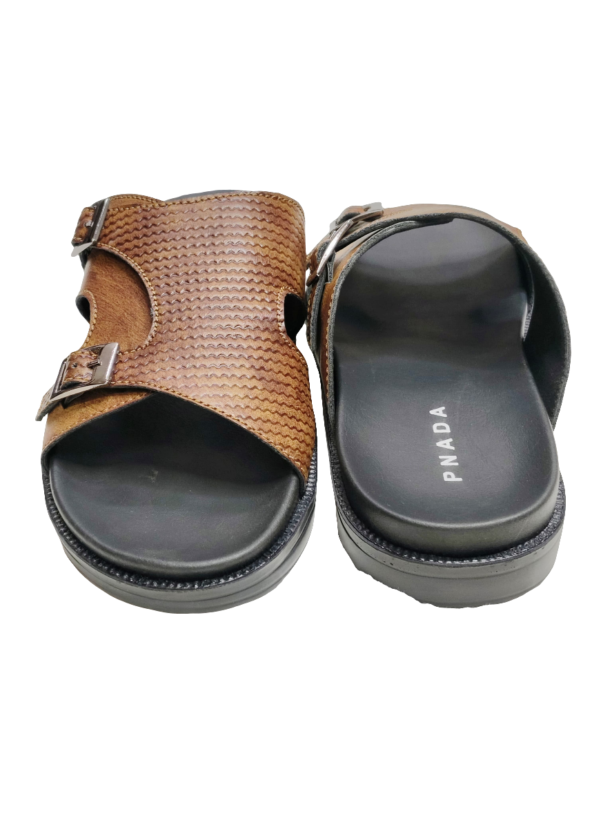 Men's Brown Strap Chappal