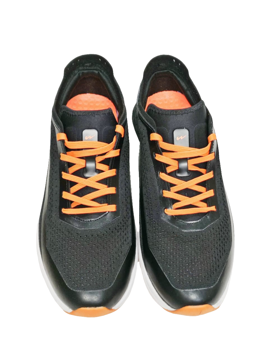 Men Black & Orange Sport Shoes