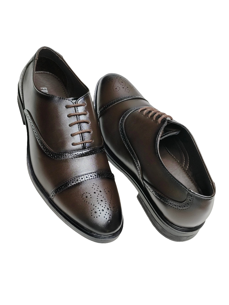 Men Brown Brogue Formal Shoes