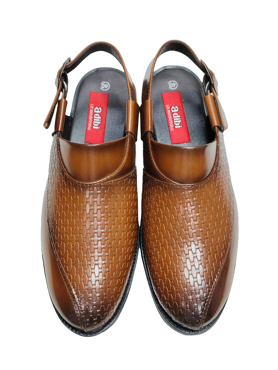 Men Tan Peshawari Shoes