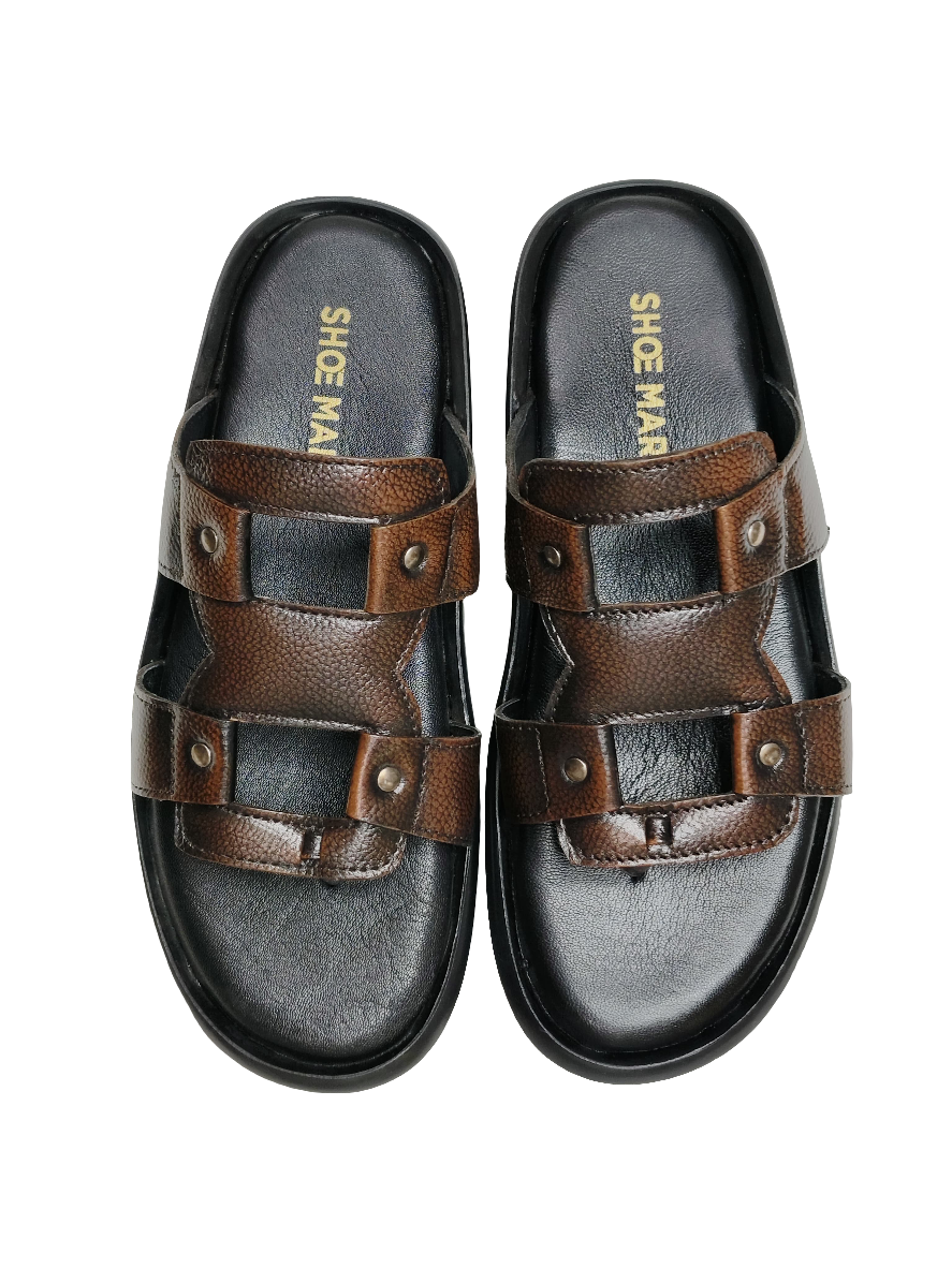 Black Men's Chappal
