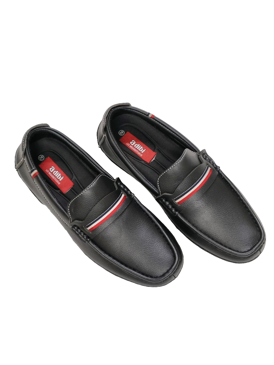 Black Leather Loafers