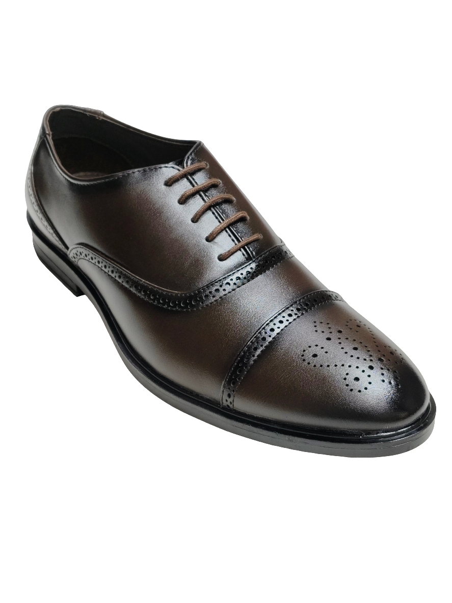 Men Brown Brogue Formal Shoes