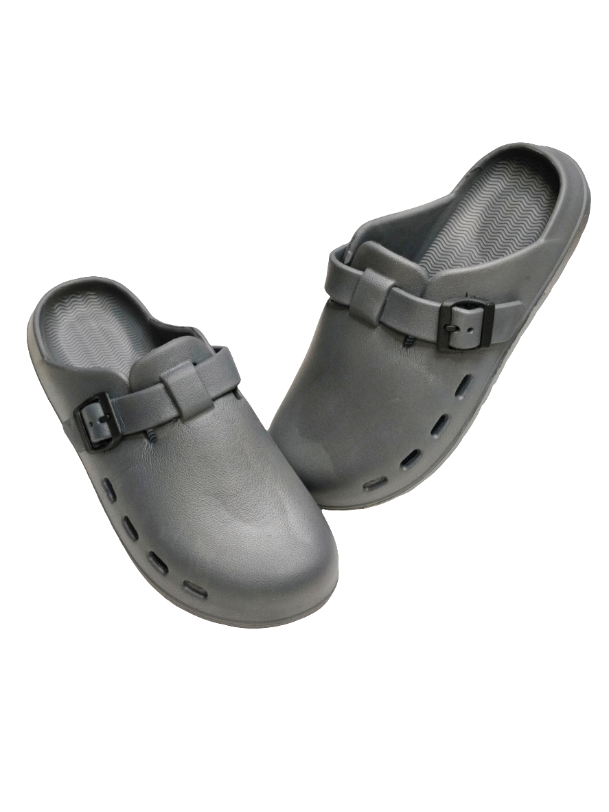 Dark Grey Mens Cut Crocs