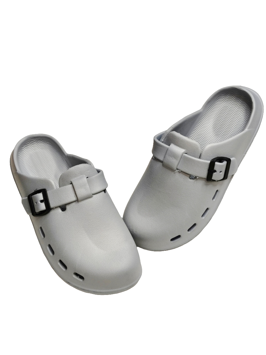 Light Grey Mens Cut Crocs