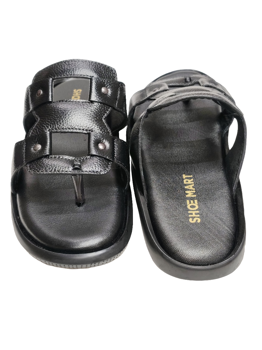 Black Men's Chappal