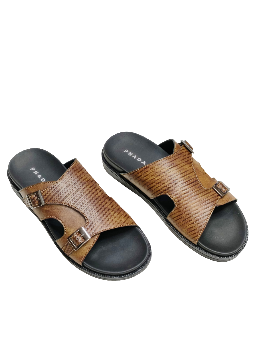 Men's Brown Strap Chappal