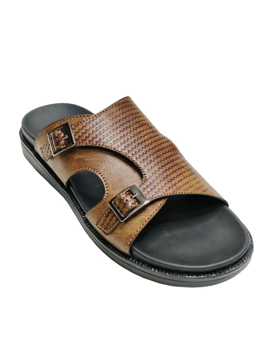 Men's Brown Strap Chappal