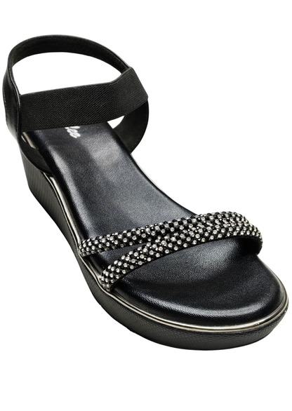 Women Black Heel Sandal