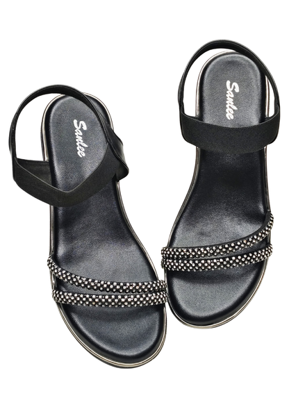 Women Black Heel Sandal