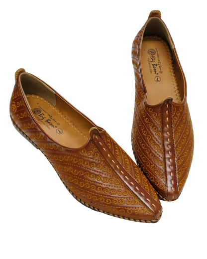 Classic Tan Nawabi Jutti