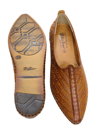 Classic Tan Nawabi Jutti