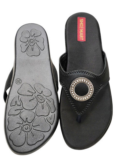 Women Black Slip Ons