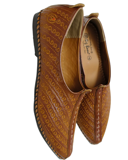 Classic Tan Nawabi Jutti