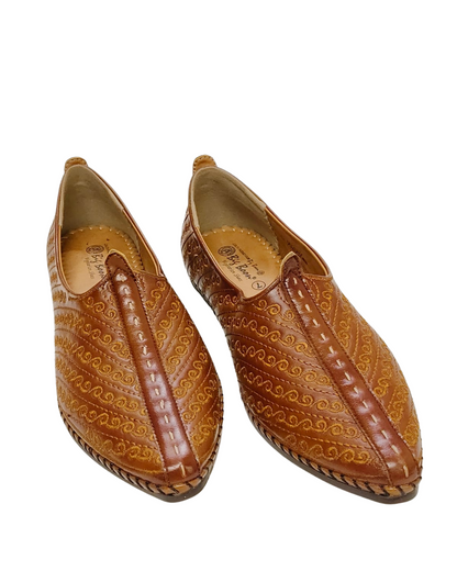 Classic Tan Nawabi Jutti