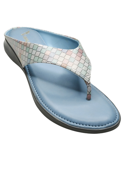 Women Blue Slip Ons