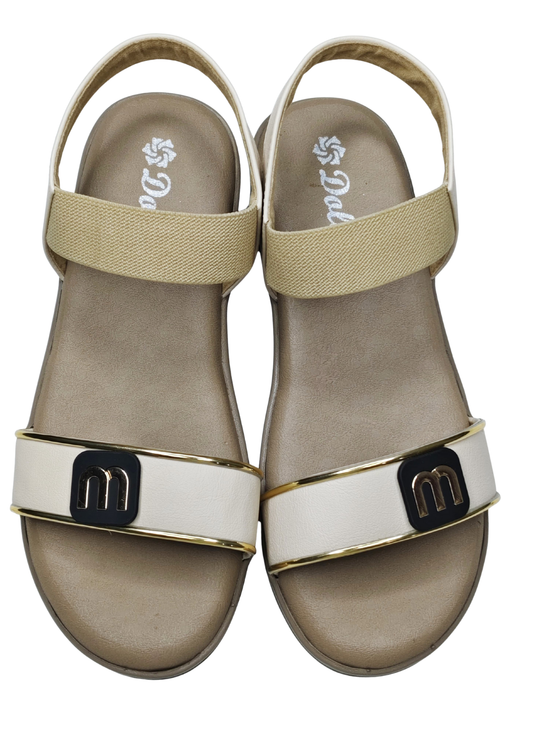 Women Beige Comfort Sandal