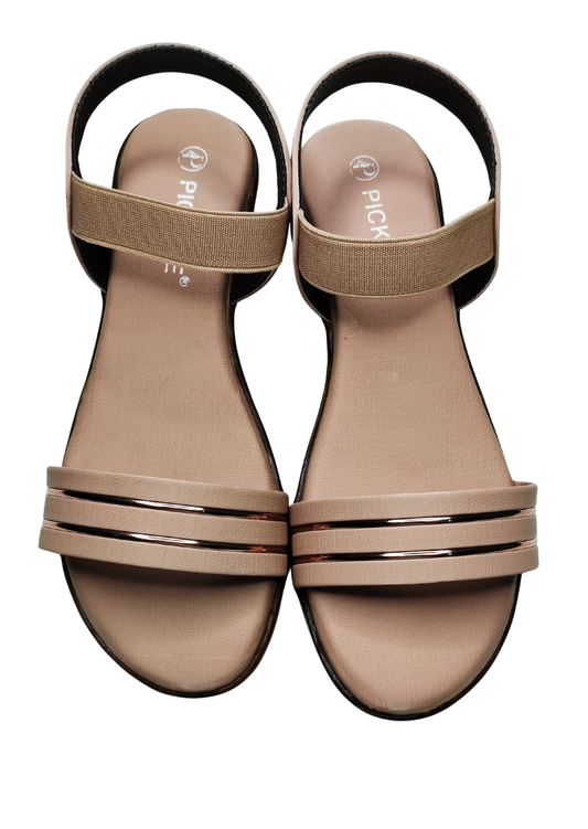 Women Peach Casual Sandal