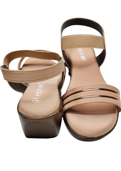 Women Peach Casual Sandal