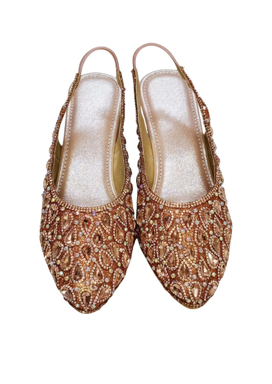 Women Pink Ethnic Balley