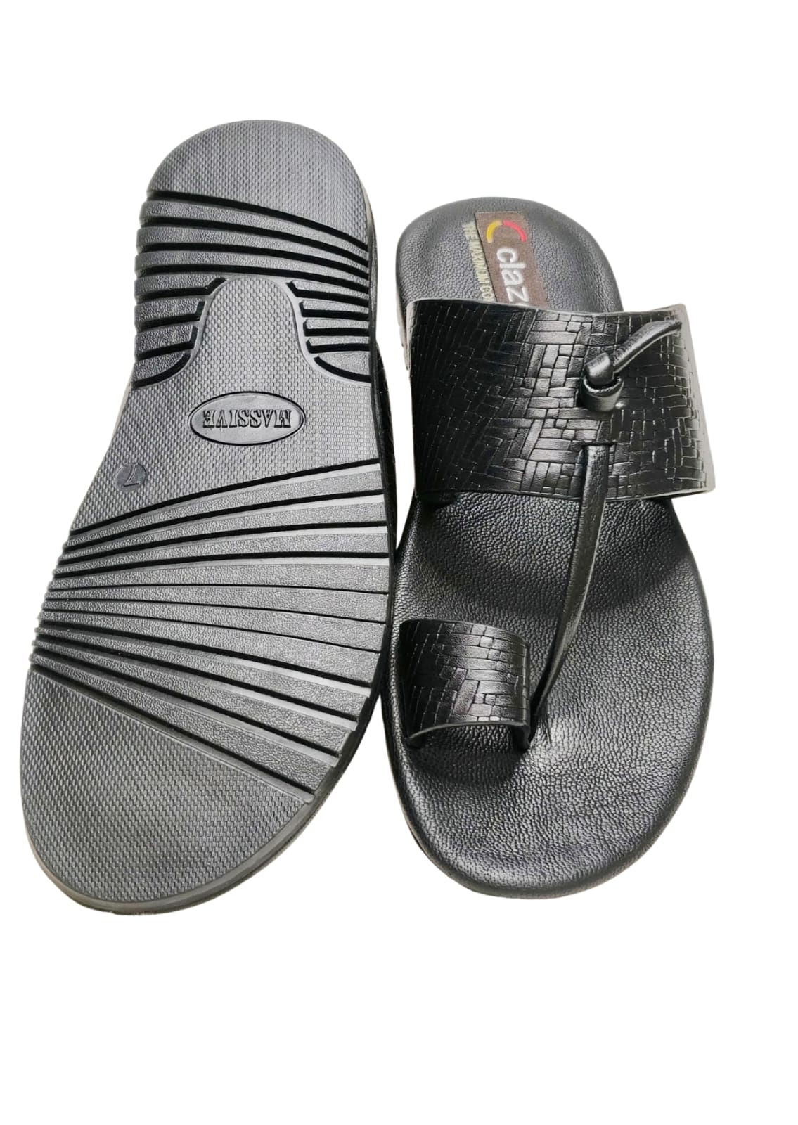 Men Black Kolhapuri
