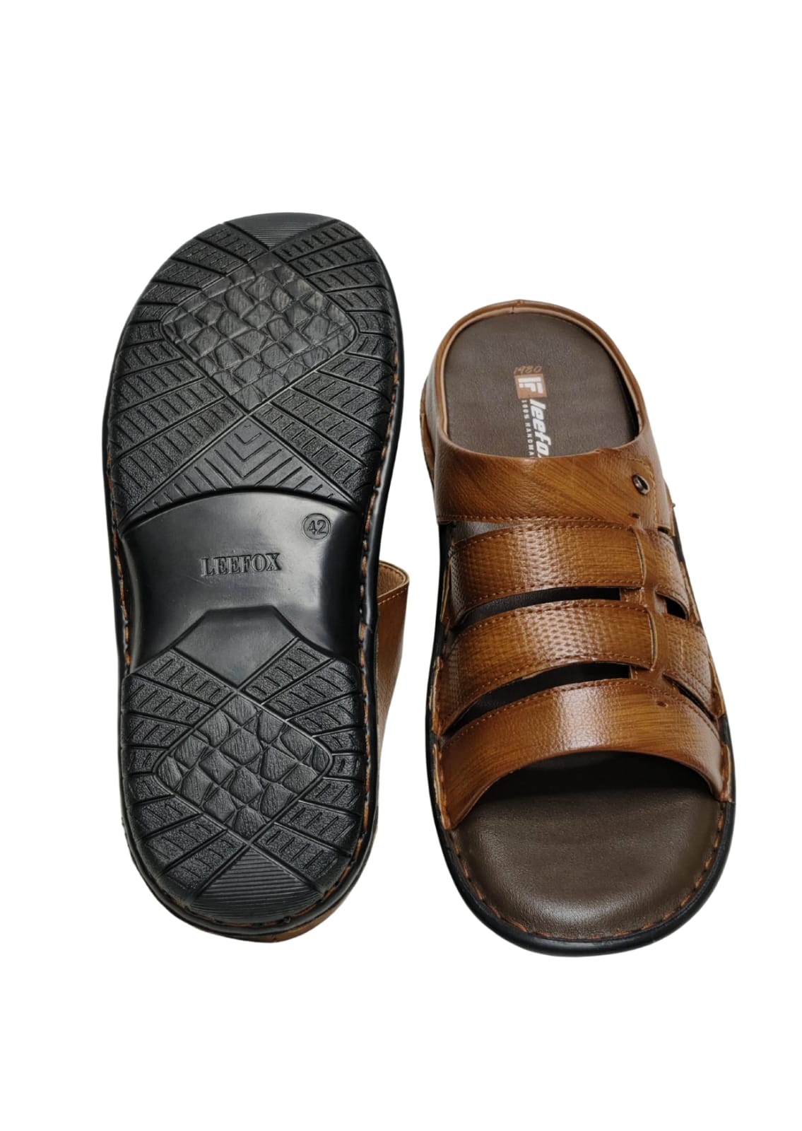 Men Tan Casual Chappal