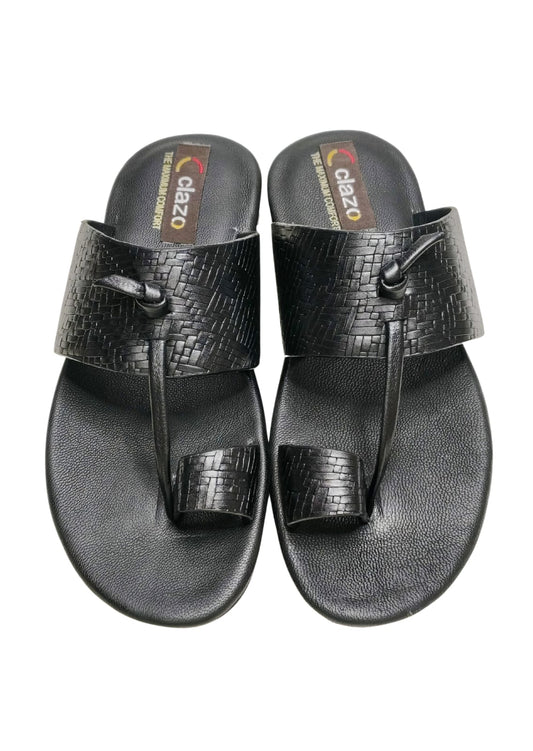 Men Black Kolhapuri
