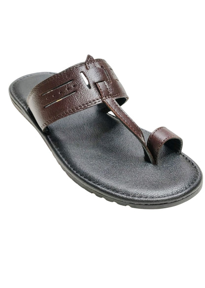 Men Brown Kolhapuri