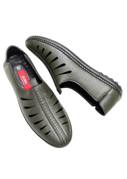 Men Olive Casual Jutti