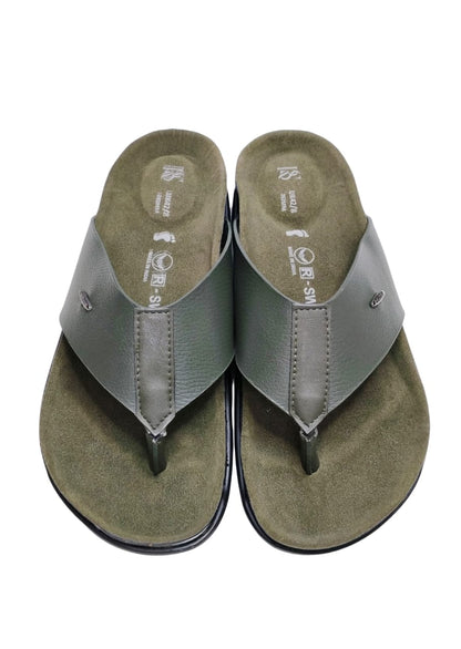 Men Olive Casual Chappal