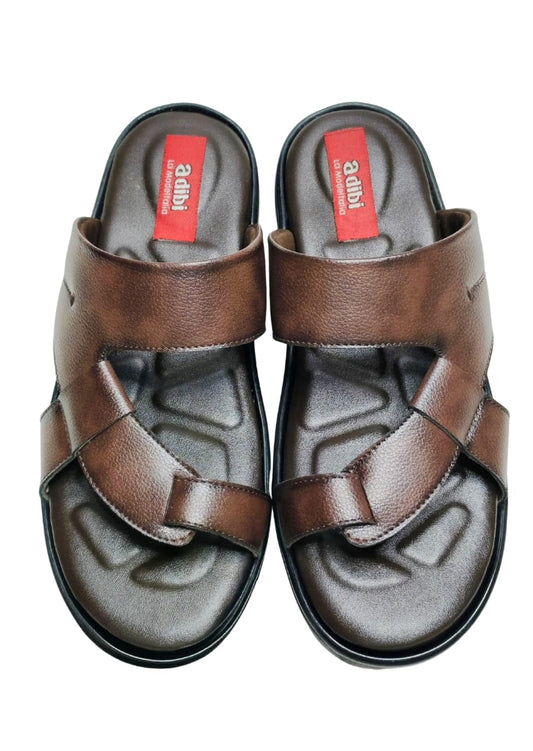 Men Brown Thumb Casual Chappal
