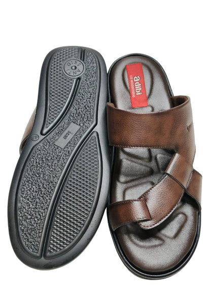 Men Brown Thumb Casual Chappal