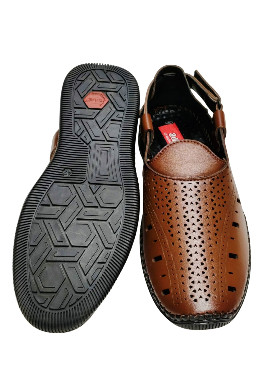 Men Tan Peshawari Shoes