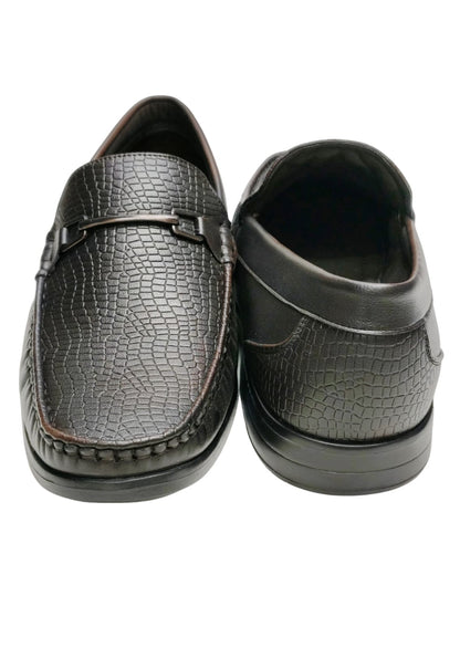 Men Brown Leather Loafers