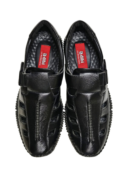 Men Black Shiny Bantoo