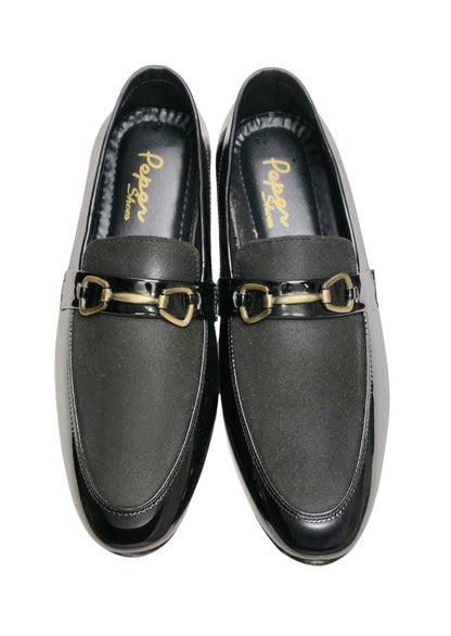 Men Black Casual Loafers