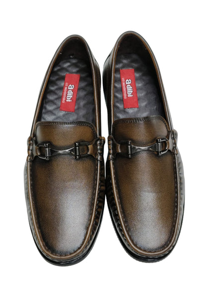 Men Tan Loafers