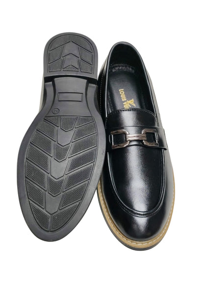 Men Black Casual Loafers