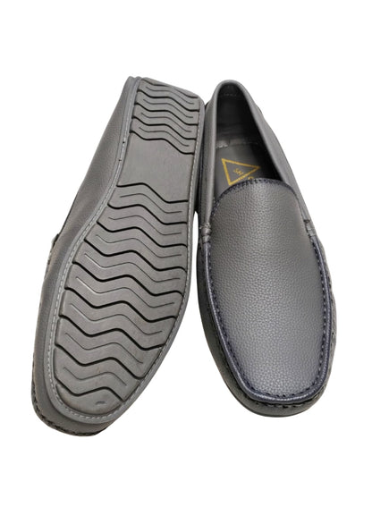 Men Grey Loafers Shoes