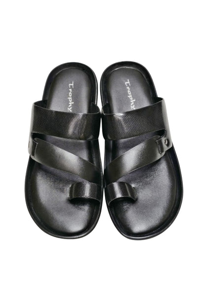 Men Black Thumb Chappal