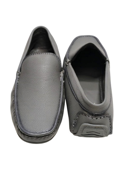 Men Grey Loafers Shoes