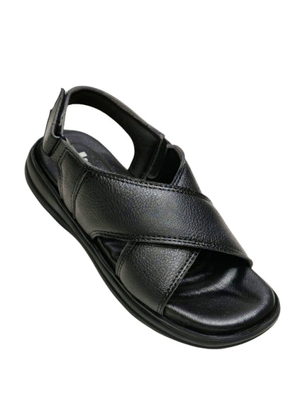 Men Black Comfort Sandle