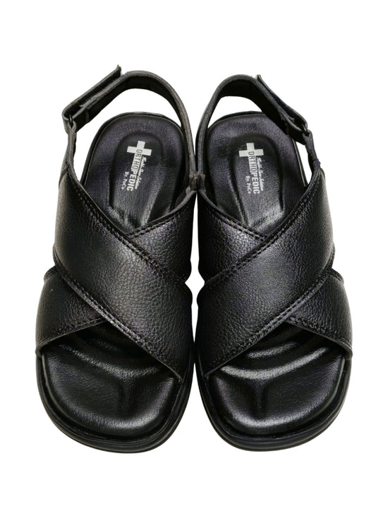 Men Black Comfort Sandle